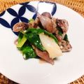 micam's cooksnap of when they made ☆わけぎとホタルイカのぬた酢味噌あえ☆.