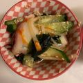 クックちびーちゃん's cooksnap of when they made 手作りドレッシングで☆ワカメの中華サラダ.