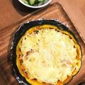 yyyui♡'s cooksnap of when they made ★丸ごとかぼちゃグラタン！٩( ᐛ )و.