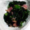もん★もん's cooksnap of when they made 菜の花とベーコンの炒め物.