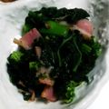 もん★もん's cooksnap of when they made 菜の花とベーコンのバター炒め.