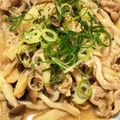 ☆もっくん☆'s cooksnap of when they made ネギだくで♪豚肉としめじのマヨポン.