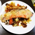 ママこうぺん's cooksnap of when they made 簡単！フライパンで鮭ちゃんちゃん焼き.