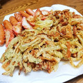 松theか桃李's cooksnap of when they made お弁当に★ちくわと玉ねぎの磯辺かき揚げ.
