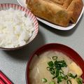 Aokokko♩'s cooksnap of when they made 簡単時短☆ささみと梅肉と大葉の春巻き.