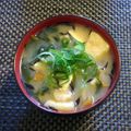 ジョングレ's cooksnap of when they made まじゅじゅ家の豆腐となめこのお味噌汁.