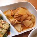 そらいろ☆うさぎ's cooksnap of when they made 圧力バッグで！大根と鶏肉のコチュジャン煮.