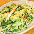 かなりんココりん's cooksnap of when they made 簡単！カニカマと水菜と薄あげでゴマ油炒め.