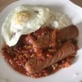 Yokchina's cooksnap of when they made 【スペイン料理】キューバ風トマトライス.