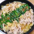 ゆいくん！'s cooksnap of when they made 豚肉で☆もつ鍋風 しょうゆ味☆.