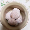 kahoppesan's cooksnap of when they made 春色ピンクのブール・ド・ネージュ♡.