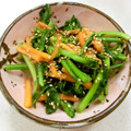 あっこ姉's cooksnap of when they made のらぼう菜のごま油炒め.