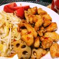 miyabi☆s's cooksnap of when they made 鶏胸肉×れんこん スイチリ照り焼き.