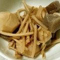 mmiom's cooksnap of when they made 麺つゆで簡単！里芋とごぼうと蒟蒻の土佐煮.