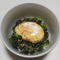もぐ・ω・くま's cooksnap of when they made 鰻のタレで温たま丼☆一人ごはん.
