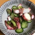 ナップ99's cooksnap of when they made 酸味やわらか♪タコときゅうりの酢物.
