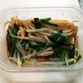 ハニイとムサシ's cooksnap of when they made レンジで簡単！ニラともやしのナムル.