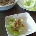 xxみゆxx's cooksnap of when they made 神戸中華街でハマッったひき肉のレタス包み.