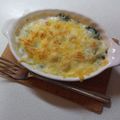 mamatoko's cooksnap of when they made 栄養満点☆ほうれん草と水煮大豆のグラタン.