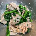 yysakura's cooksnap of when they made 簡単ヘルシー♪菜の花と豚肉の塩麹和え.