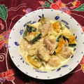 クッカーまさおちゃん's cooksnap of when they made まろやかほんのり。鶏肉とかぼちゃの豆乳煮.