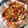 つみきき's cooksnap of when they made 厚揚げベーコンの高菜チーズ焼き.
