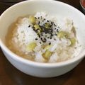 bbc's cooksnap of when they made 秘伝豆(青大豆)の炊き込みご飯.