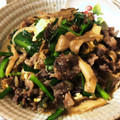 シャネリン's cooksnap of when they made 牛肉と舞茸のにんにく風味炒め.