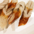 asuuumomo's cooksnap of when they made ちくわの飾り切り（手綱ちくわ）.