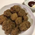 papikun's cooksnap of when they made 簡単ヘルシー♡厚揚げ&おからナゲット.