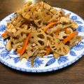 しゃべちゃん's cooksnap of when they made 鶏肉入り蓮根のきんぴら.