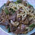 ゆみにゃむ's cooksnap of when they made 温まるよ！しょうが味♥牛肉の焼きうどん.