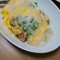 あさころり's cooksnap of when they made 梅とろろが決め手☆和風オムライス.
