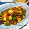 かおりかざり's cooksnap of when they made 長芋と茄子、ピーマンの肉みそ甜麵醬炒め.