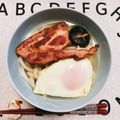 アビーゲイル's cooksnap of when they made 倫敦で和食がまさかの進化！欧風朝食うどん.