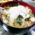 hozunyam's cooksnap of when they made もやしとわかめのお味噌汁.
