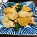 たのしいくらし's cooksnap of when they made むね肉・大根のカレー粉醤油タレ焼き♪.