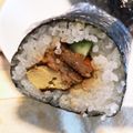 suiray's cooksnap of when they made 恵方巻きに！うな次郎の巻き寿司.