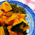 まぶたん's cooksnap of when they made かぼちゃと刻み昆布の煮物。.