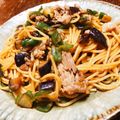 ちゃちゃまる26's cooksnap of when they made 豚肉、ナス、ピーマンの甘辛ソースパスタ.