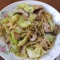 がてぃ♪'s cooksnap of when they made キャベツと鶏肉の和風パスタ.