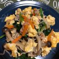 けんよこ's cooksnap of when they made ほうれん草と玉子の簡単炒め.