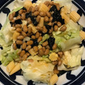 花花里's cooksnap of when they made レンジで簡単＊キャベツのとろり卵納豆和え.