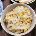 そらてんママ's cooksnap of when they made コーンと丸ごと玉ねぎのバター炊き込みご飯.