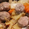 クック1BXKLA☆'s cooksnap of when they made 簡単、巻かない、肉団子の白菜煮。.