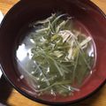 yuuc5's cooksnap of when they made ベーコンと水菜のコンソメスープ.