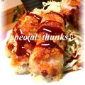 いづみうな's cooksnap of when they made ☆お弁当に！ロールとんかつ☆.