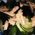 クックPMPR0Y☆'s cooksnap of when they made ポン酢で♡きゅうりとわかめとツナの和え物.