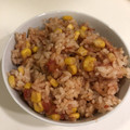 桃花ももな's cooksnap of when they made トマトとツナの炊き込みご飯.