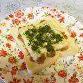 龍青空ママ's cooksnap of when they made 納豆チーズ+青のりトースト☆.